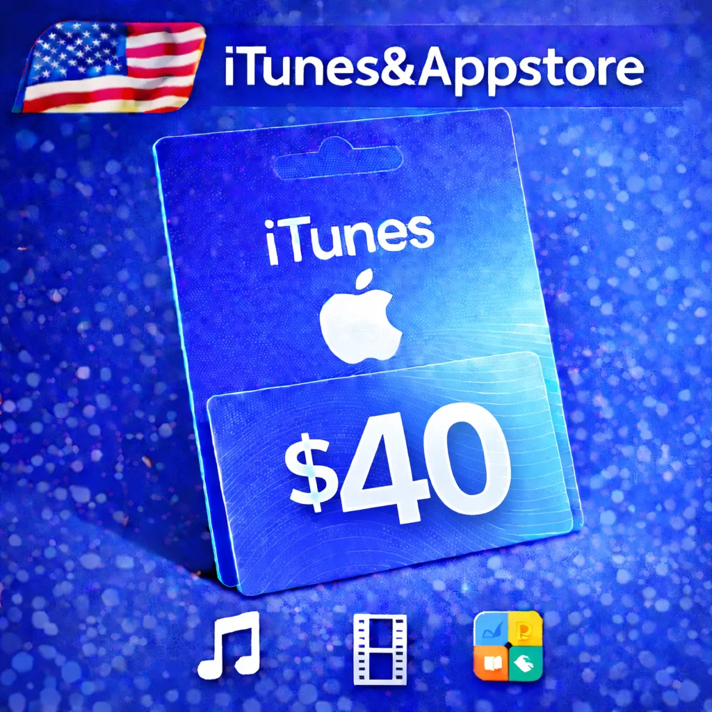 iTunes & App Store Подарочная карта — 40 USD (USA)