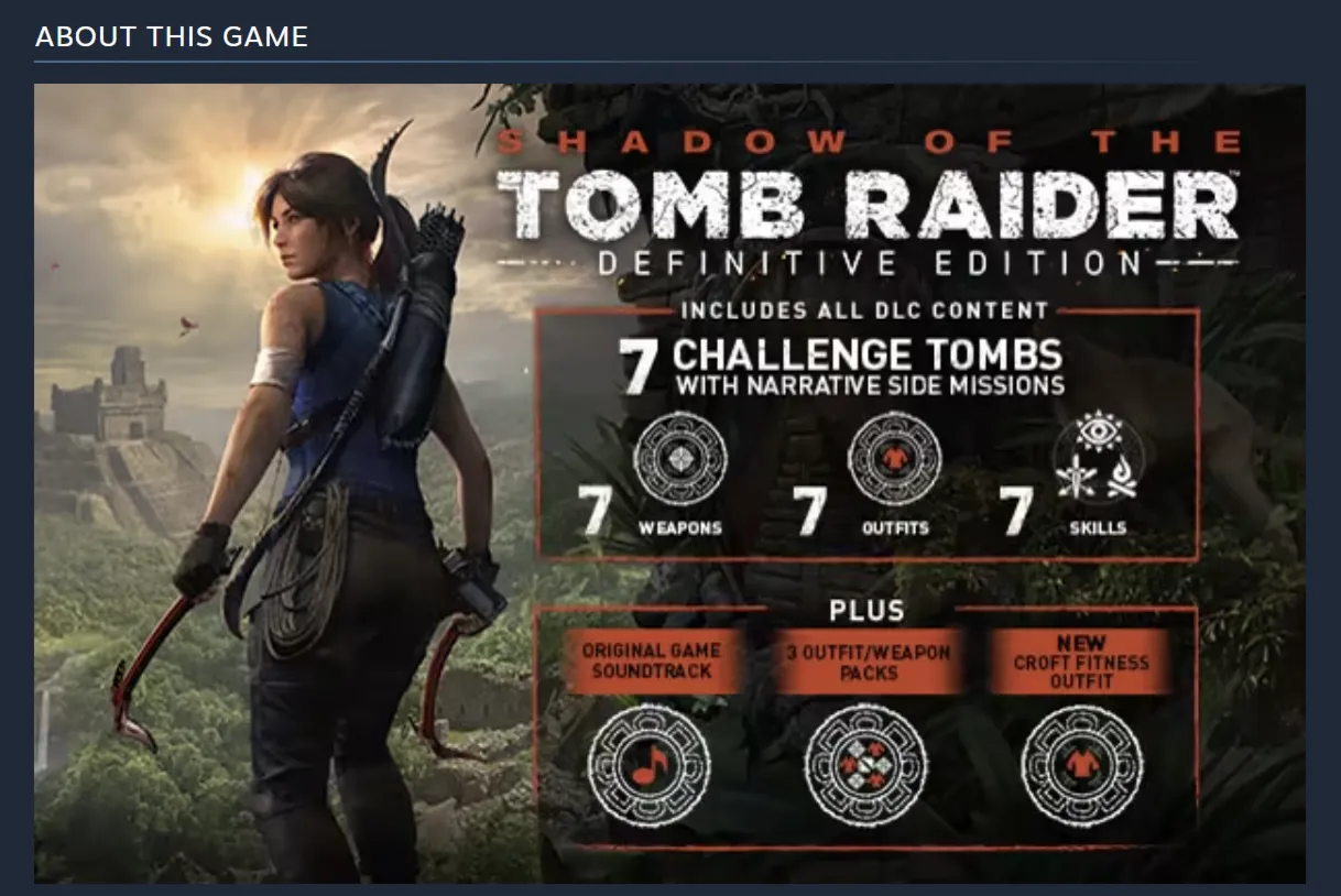 Shadow of the Tomb Raider: Definitive Edition (Steam Gift RU UA KZ) - irongamers.ru