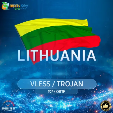  Литва 🌍 (vless / tcp · xhttp) · 1-6m · DNS DoH⚡ 