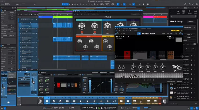 Studio One Pro 8 + FREE PLUGINS [Fender x PreSonus]