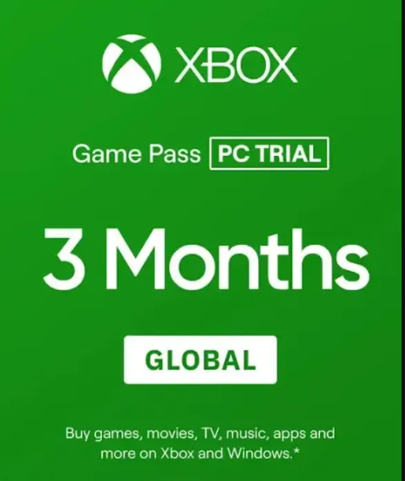 Xbox Game Pass PC 3-месячная пробная версия (глобальная - irongamers.ru