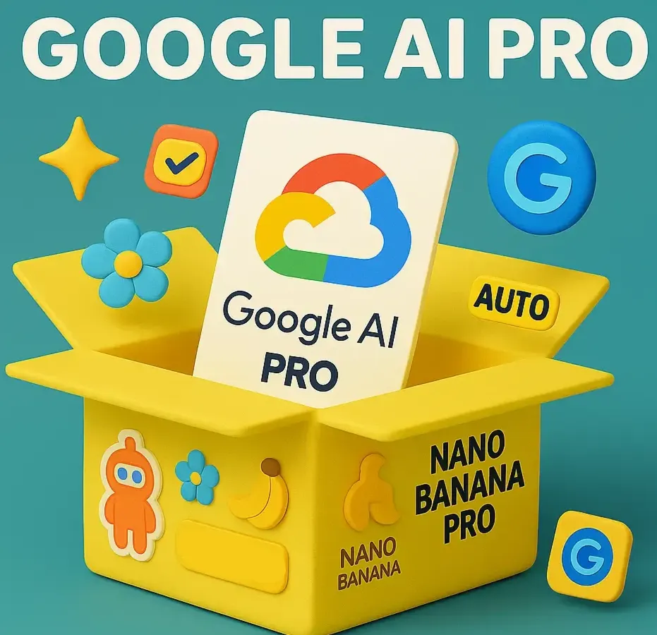 Google AI Pro: Gemini 3.1 Pro VEO 3.1 Nanobanana PRO/2 АВТОВЫДАЧА ANTIGRAVITY