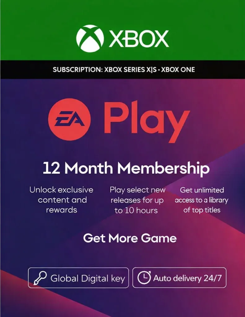 EA Play (EA Access) | 12 M Xbox (Глобальный Ключ| РФ)