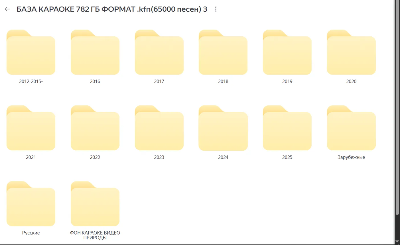 База песен для караоке 2026