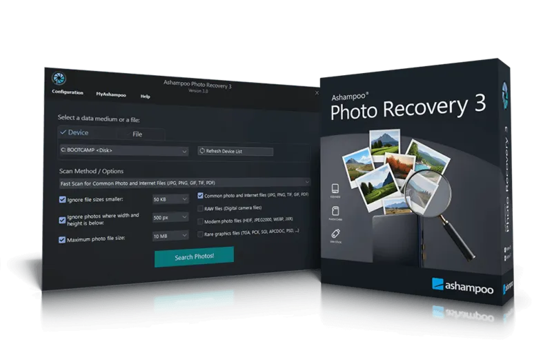 Ashampoo Photo Recovery 3 | Бессрочная Лицензия, Ключ. Восстановить Ваши фотографии.