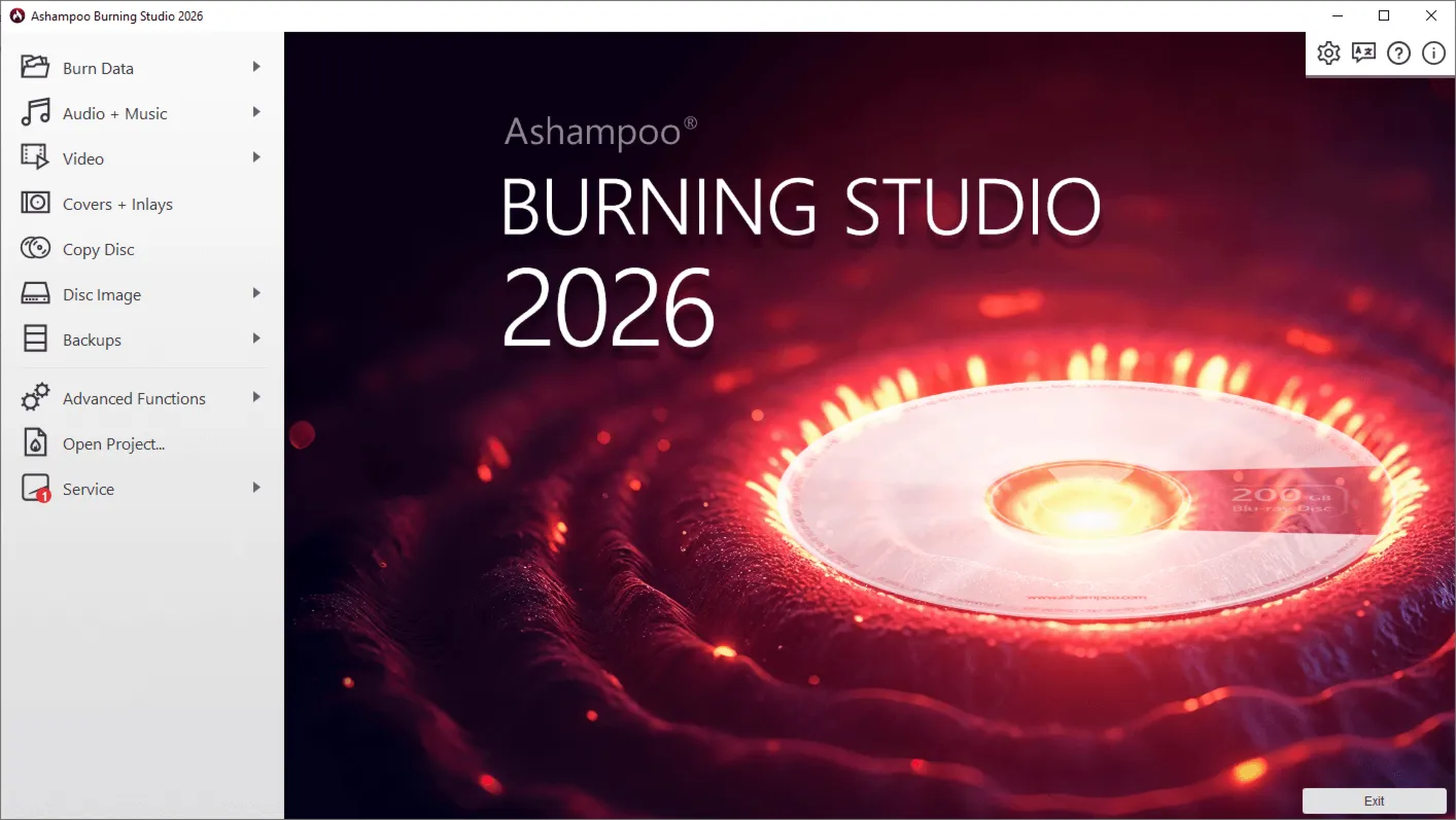 Ashampoo Burning Studio 2026 | Бессрочная Лицензия Ключ. Запись CD DVD Blu-ray дисков - irongamers.ru