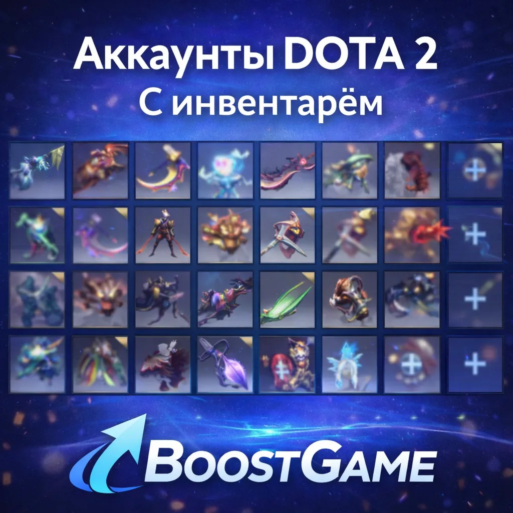 DOTA 2 аккаунт от 5 до 999 предметов・СМЕНА ДАННЫХ・