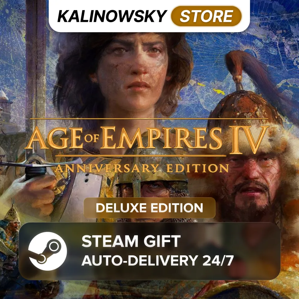 🚀 AGE OF EMPIRES IV 4: ANNIVERSARY · DELUXE · ВЕСЬ МИР
