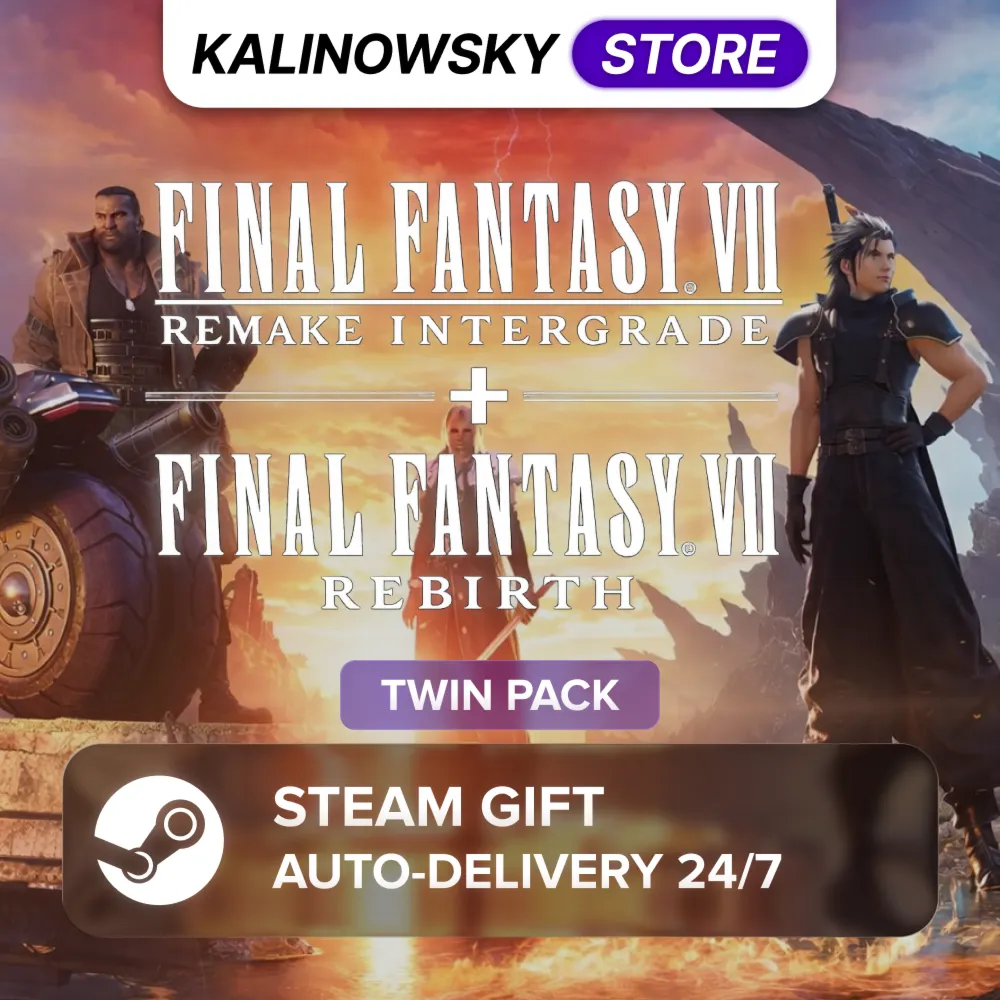 FINAL FANTASY VII 7 REMAKE & REBIRTH · TWIN PACK · ВЕСЬ МИР - irongamers.ru