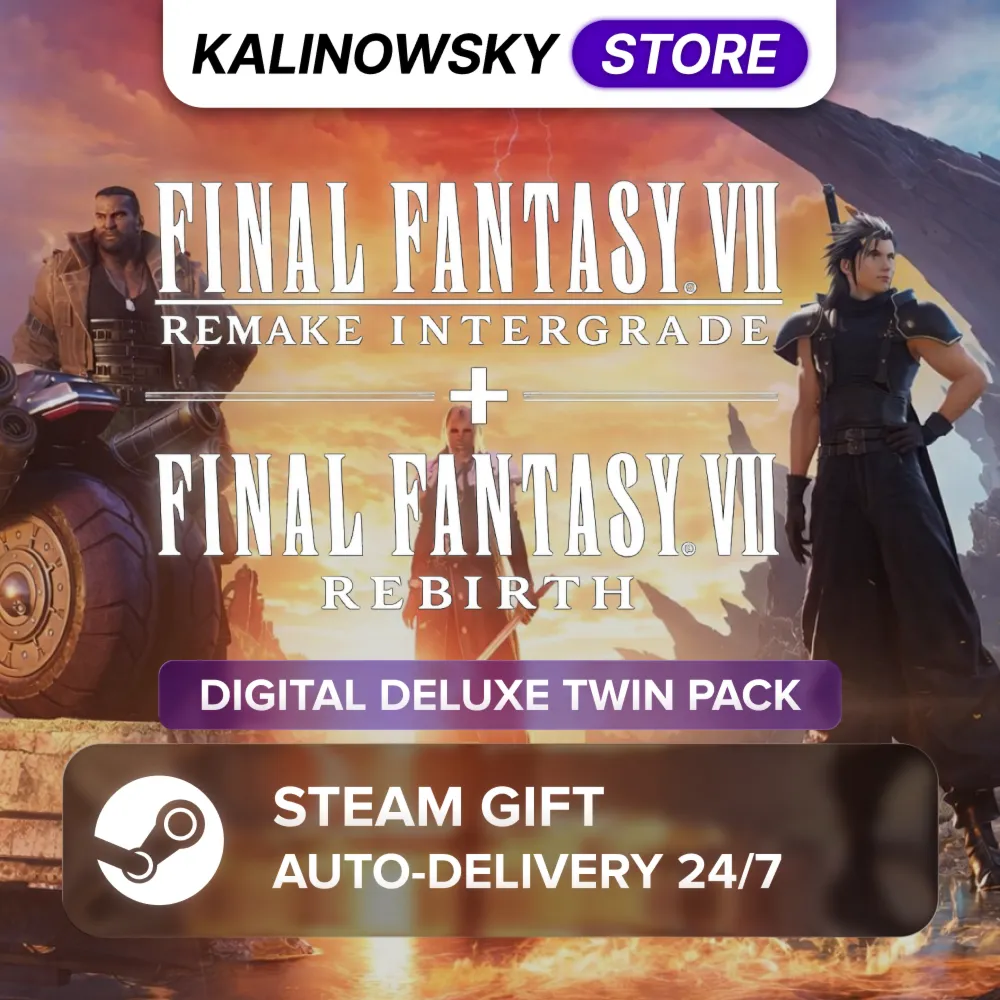 FINAL FANTASY VII 7 REMAKE & REBIRTH · DELUXE TWIN PACK · ВЕСЬ МИР - irongamers.ru