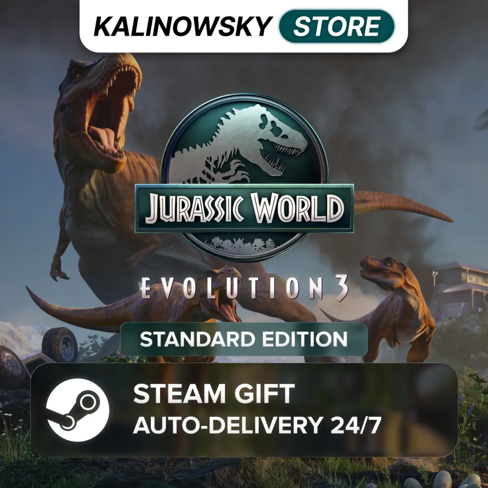 JURASSIC WORLD EVOLUTION 3 · STANDARD · ВЕСЬ МИР - irongamers.ru