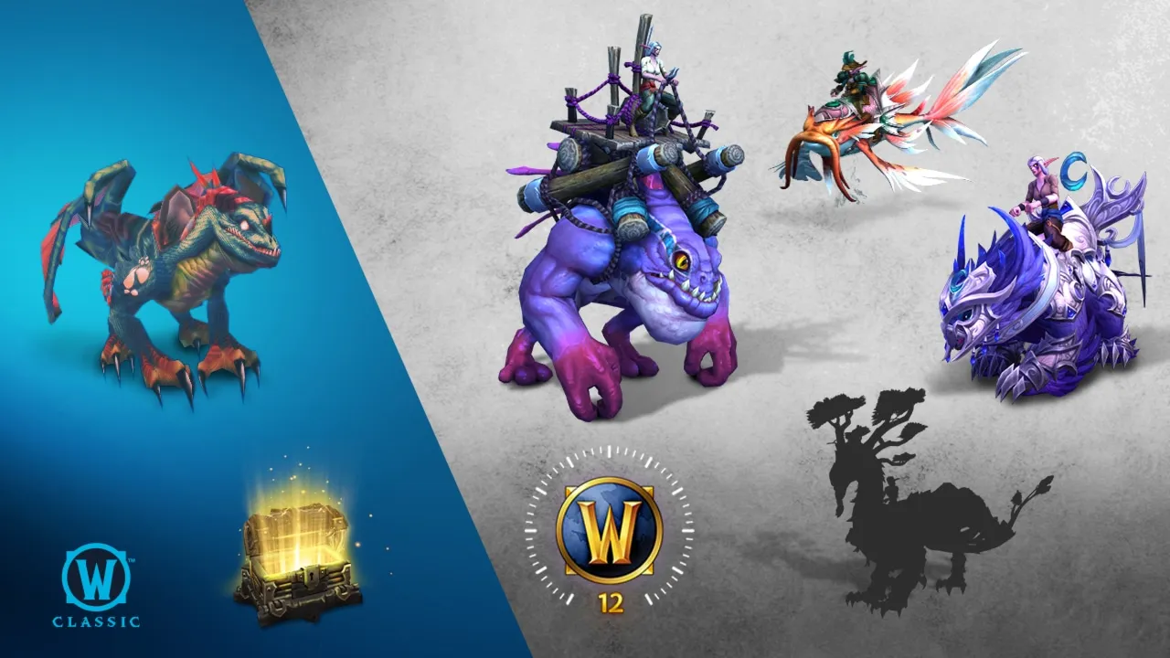 Код Маунты World of Warcraft с годовой подписки 2023