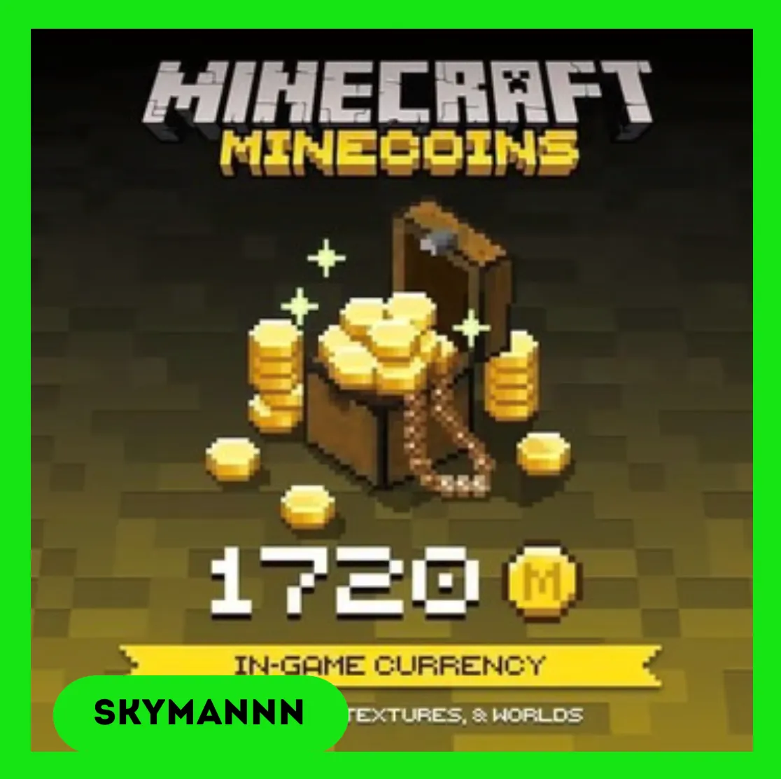 Minecraft Minecoin Pack 1720 Монет Java & Bedrock КЛЮЧ