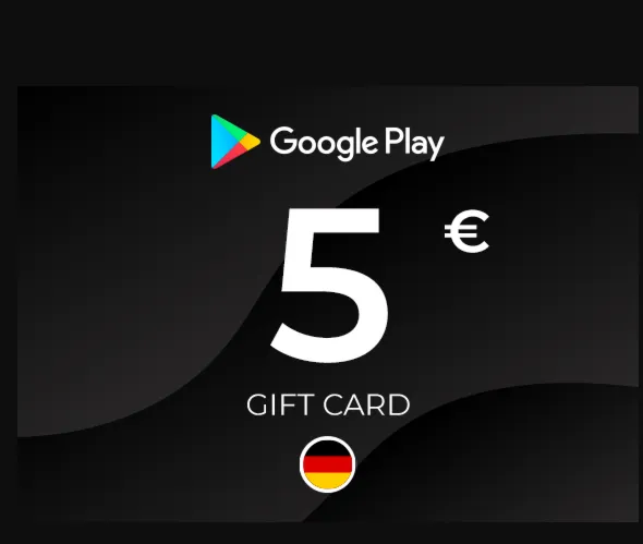 Google Play Gift Card 5€ DE Германия