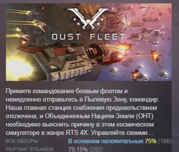 Dust Fleet АВТОДОСТАВКА STEAM GLOBAL МГНОВЕННО ЛИЦЕНЗИЯ