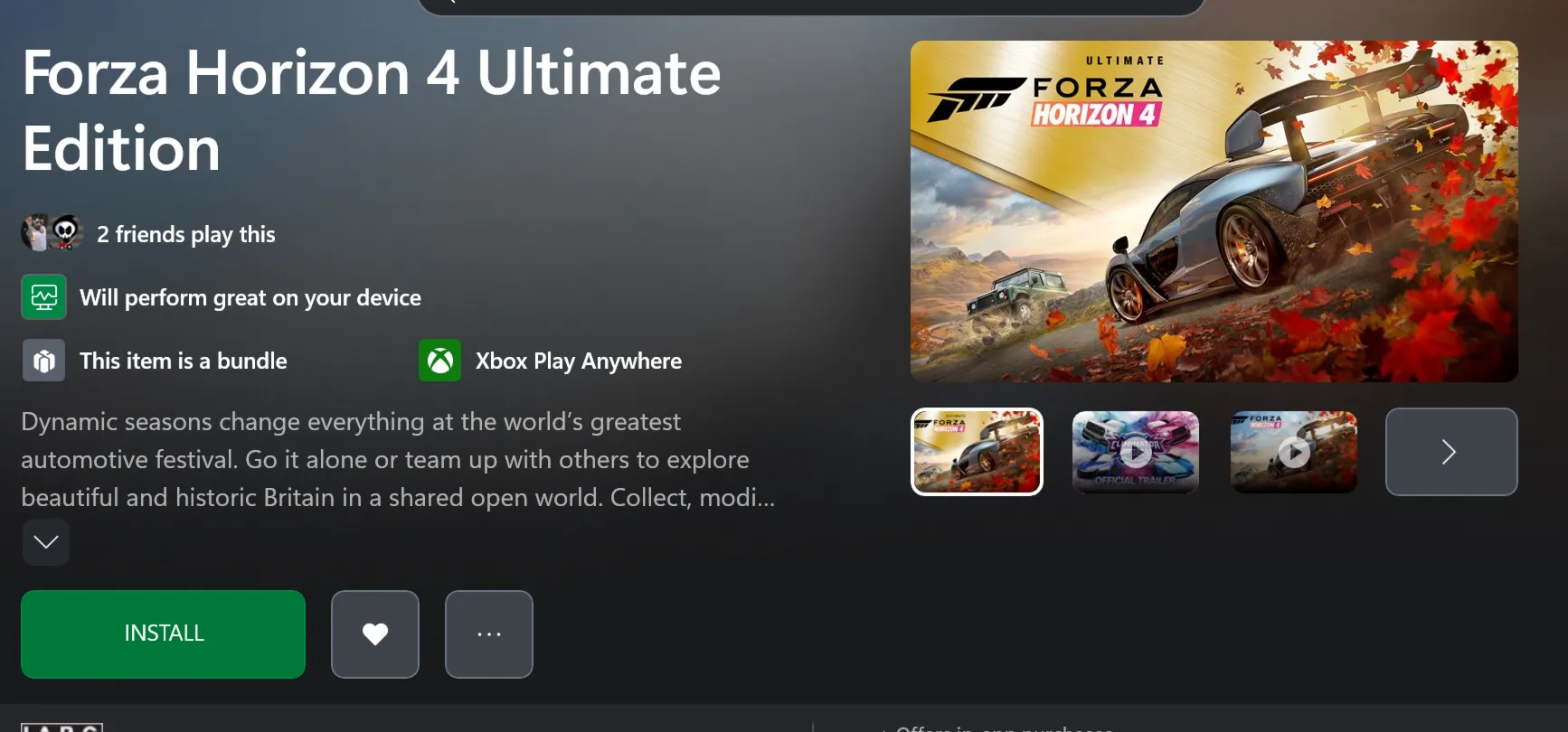 🎮 FORZA HORIZON 4 ULTIMATE EDITION + GEARS 5 (PC) (ПК)