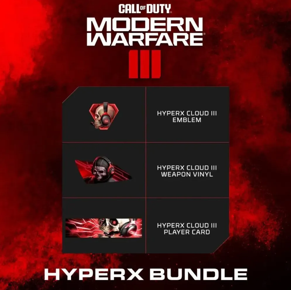 НАБОР HyperX COD MW 3 (Modern Warfare 3)