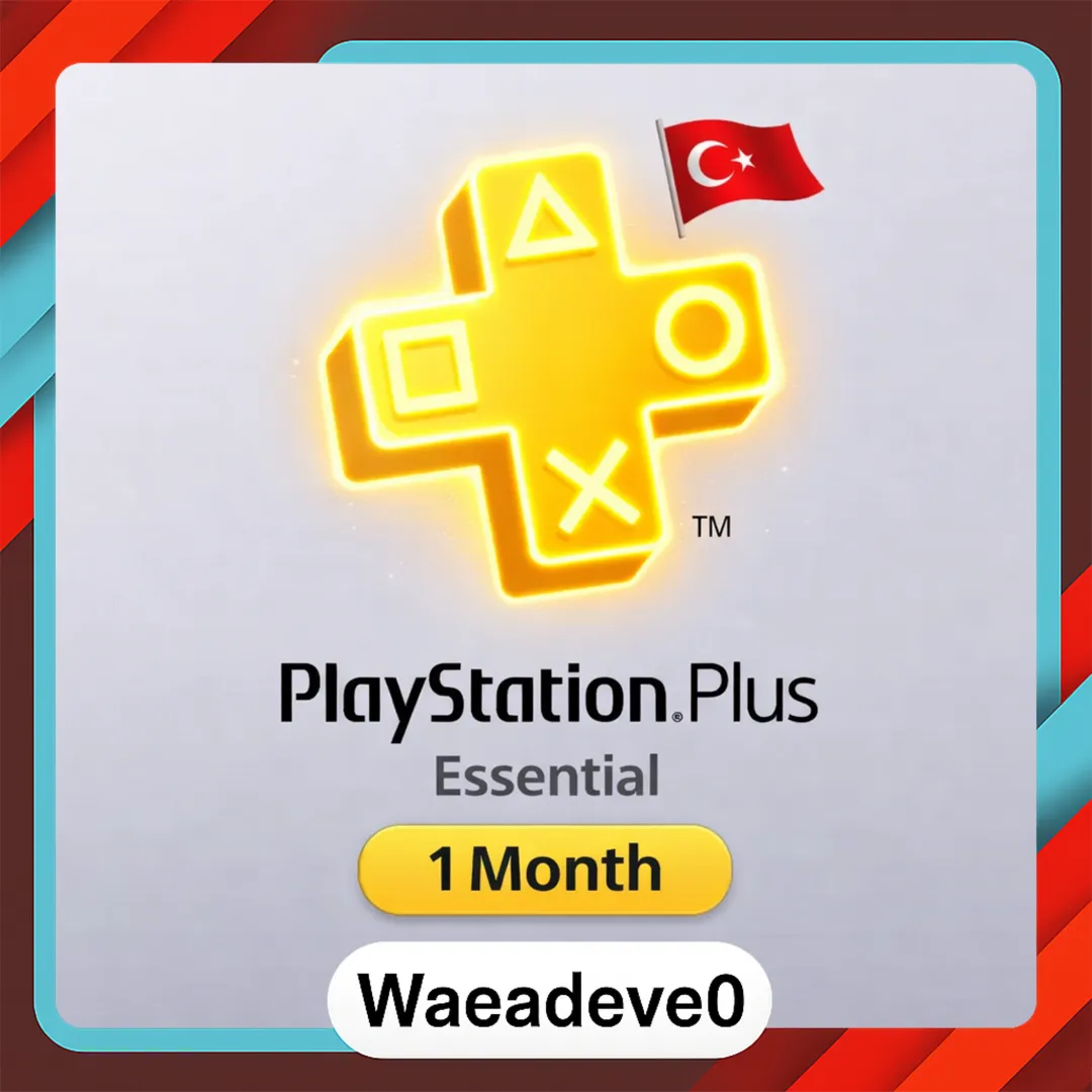 PlayStation Plus Essential (1 month) Subscription (Turkey Region) (PSN)
