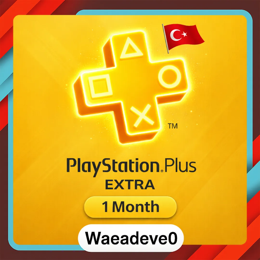 PlayStation Plus EXTRA (1 month) Subscription (Turkey Region) (PSN)