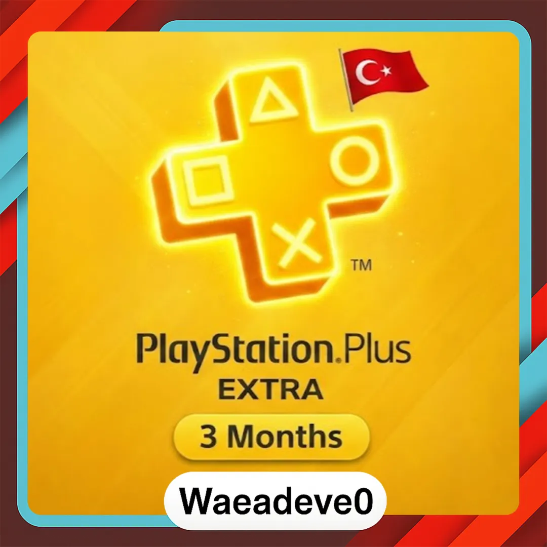 PlayStation Plus EXTRA (3 month) Subscription (Turkey Region) (PSN)