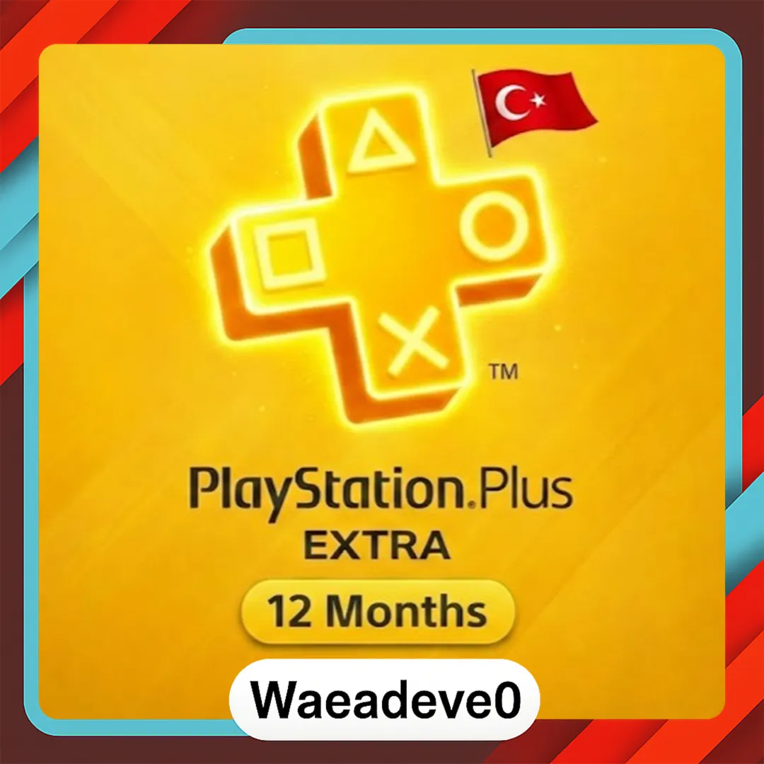 PlayStation Plus EXTRA (12 month) Subscription (Turkey Region) (PSN)