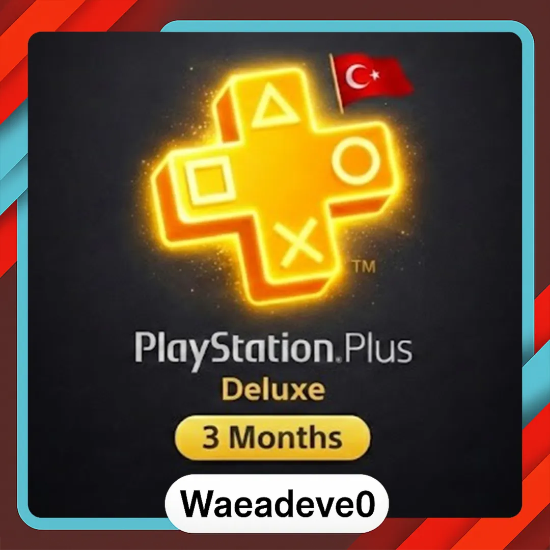PlayStation Plus deluxe (3 month) Subscription (Turkey Region) (PSN)