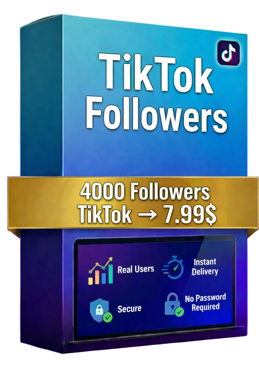 4000 подписчиков в TikTok – 100% реальные аккаунты – Смешанные аккаунты