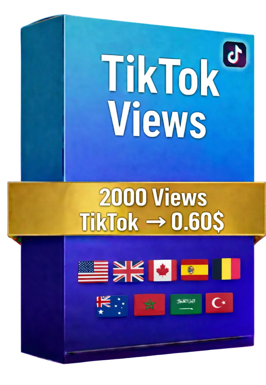 2000 Просмотры TikTok – Быстрые Качественные Просмотры | Публичные Видео | Без Пароля
