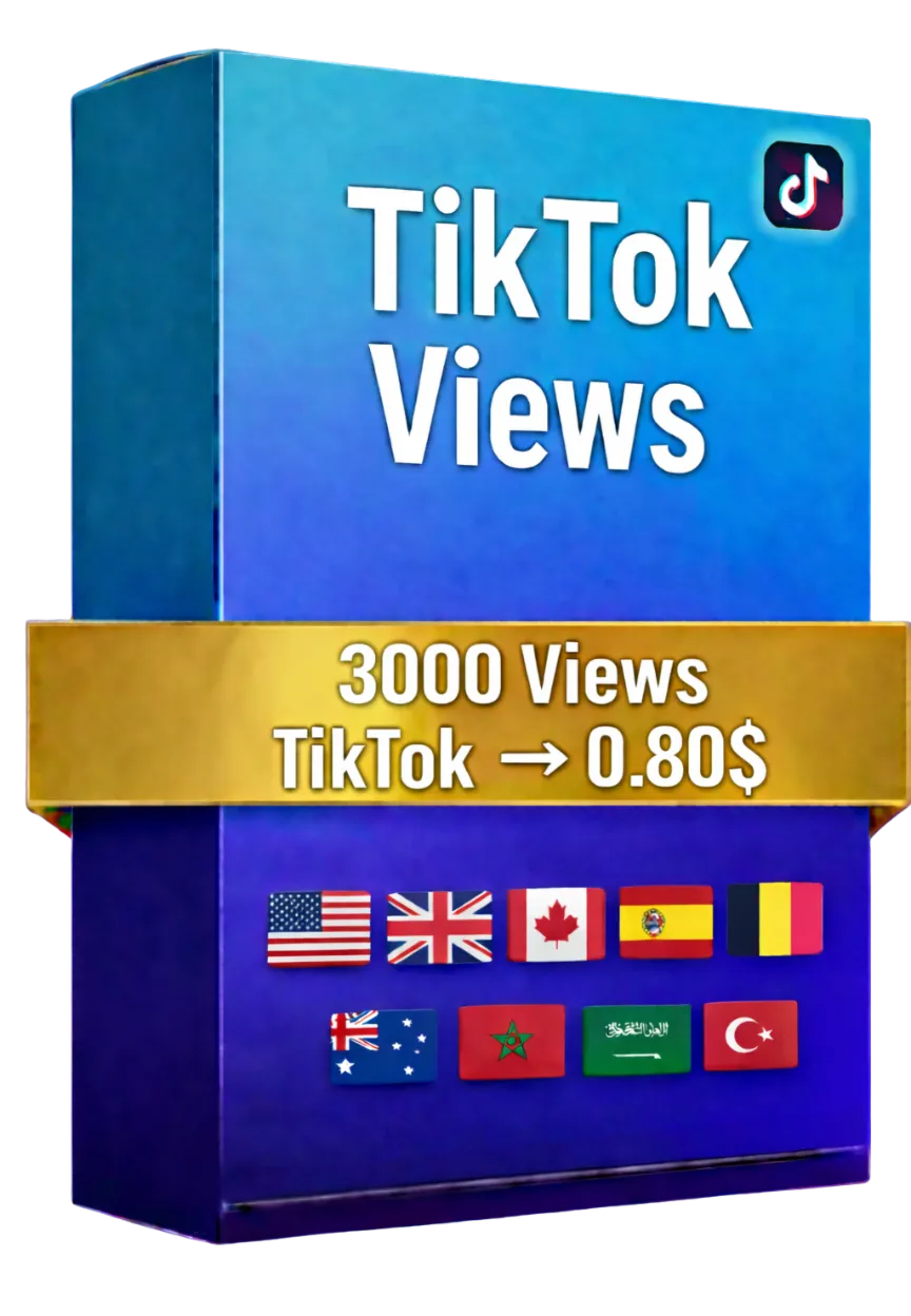 3000 Просмотры TikTok – Быстрые Качественные Просмотры | Публичные Видео | Без Пароля