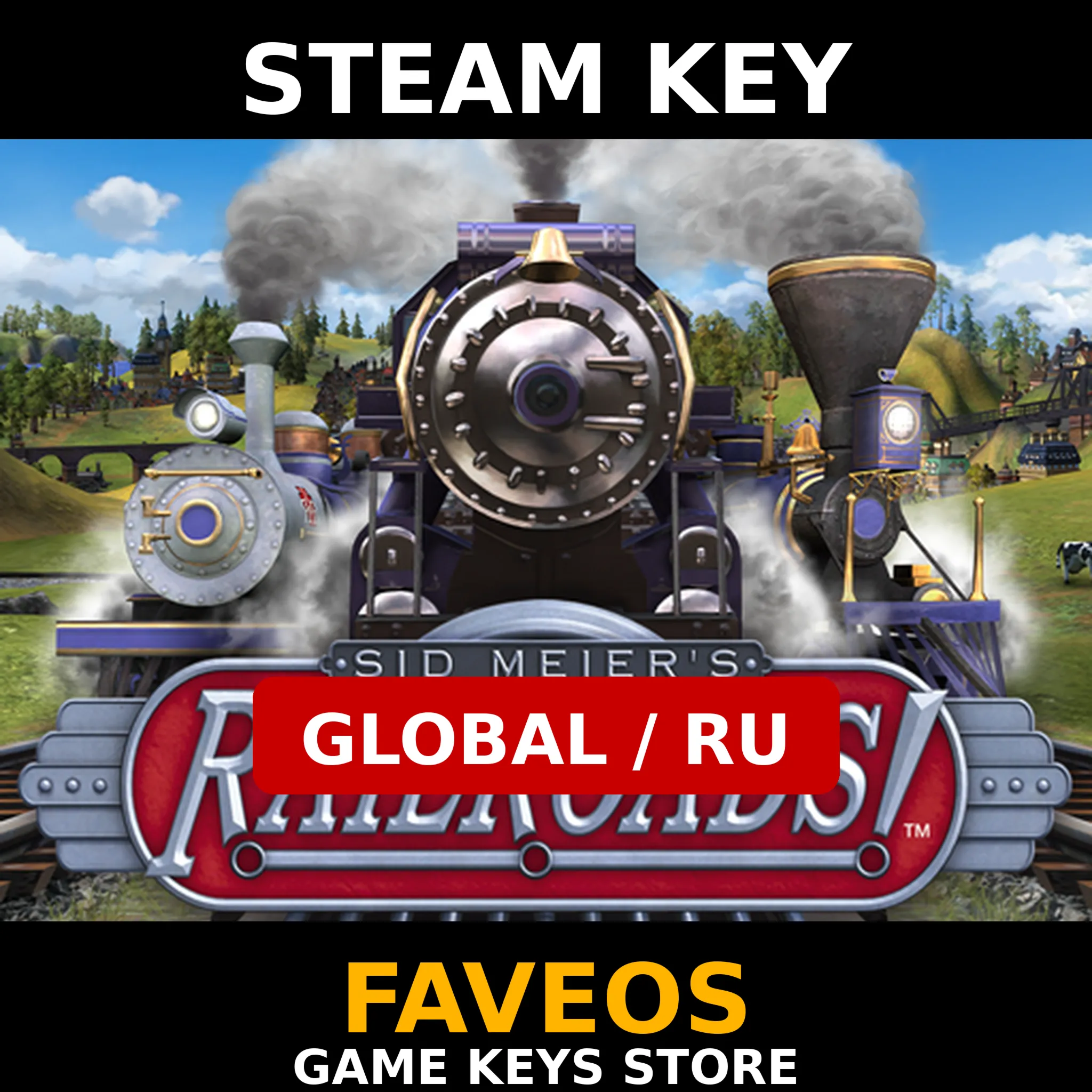 Sid Meier's Railroads! | Steam key GLOBAL/RU