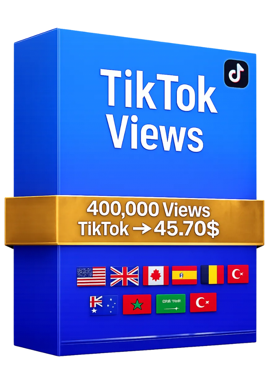 400,000 Просмотры TikTok – Быстрые Качественные Просмотры | Публичные Видео | Без Пар