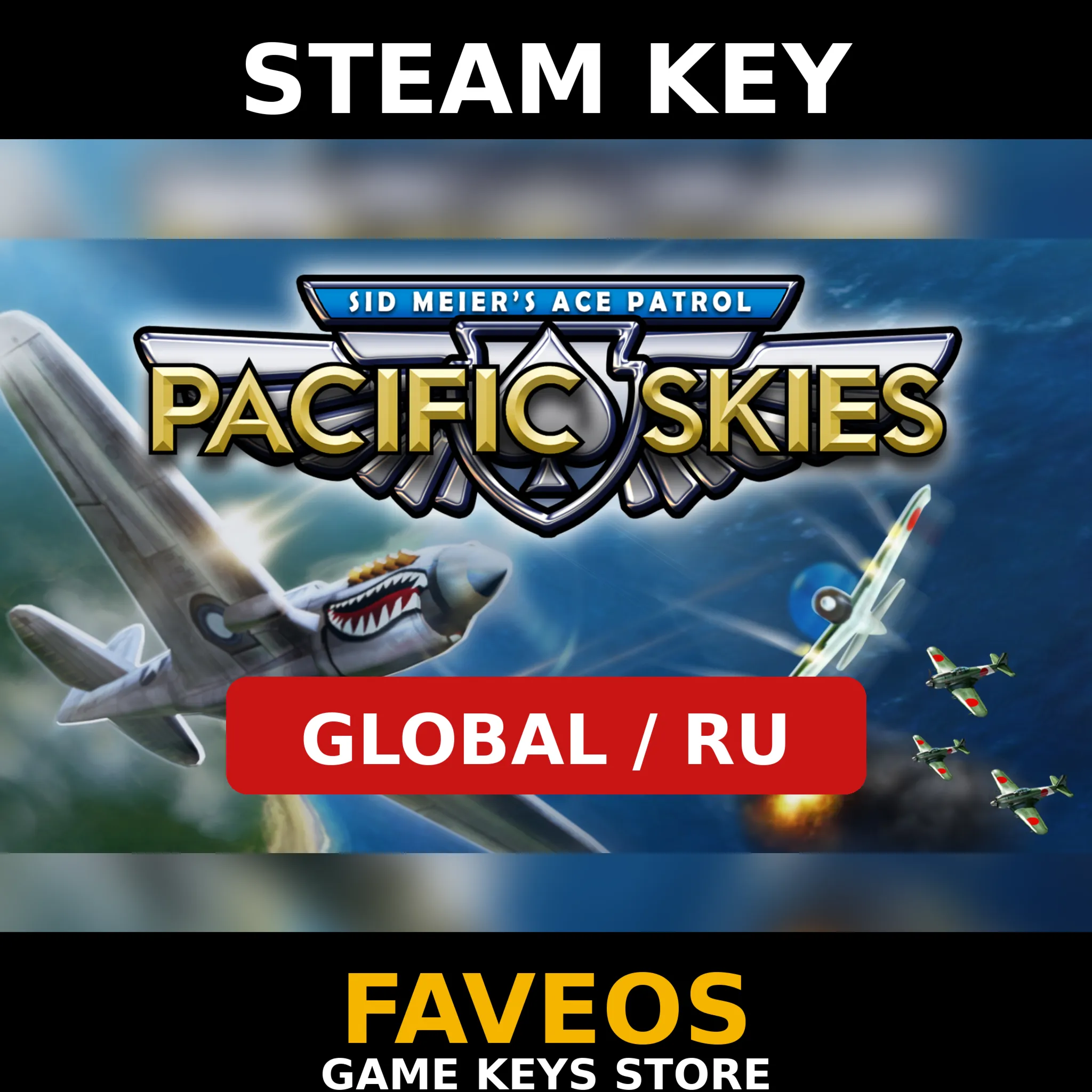 Sid Meier's Ace Patrol: Pacific Skies | Steam key GLOBAL/RU