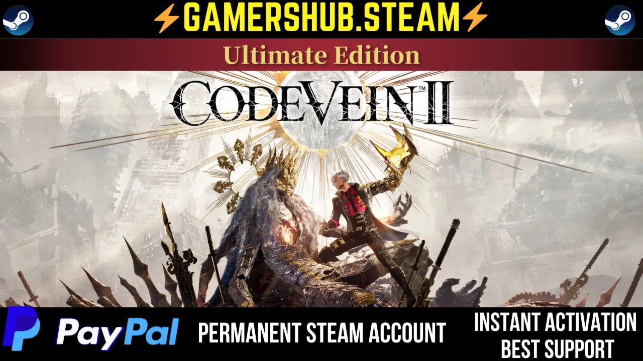 Code Vein II Ultimate Edition STEAM +  WORKING PAYPAL