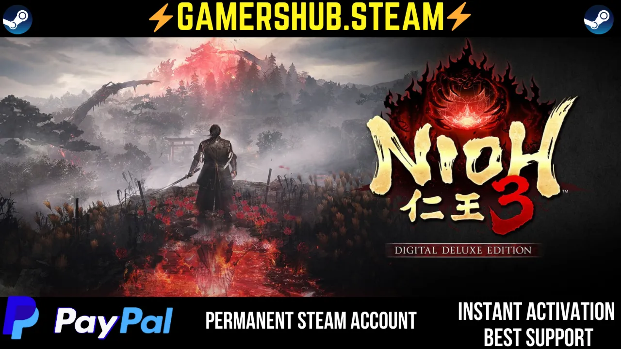 Nioh 3 Digital Deluxe Edition STEAM + PAYPAL IS WORKING