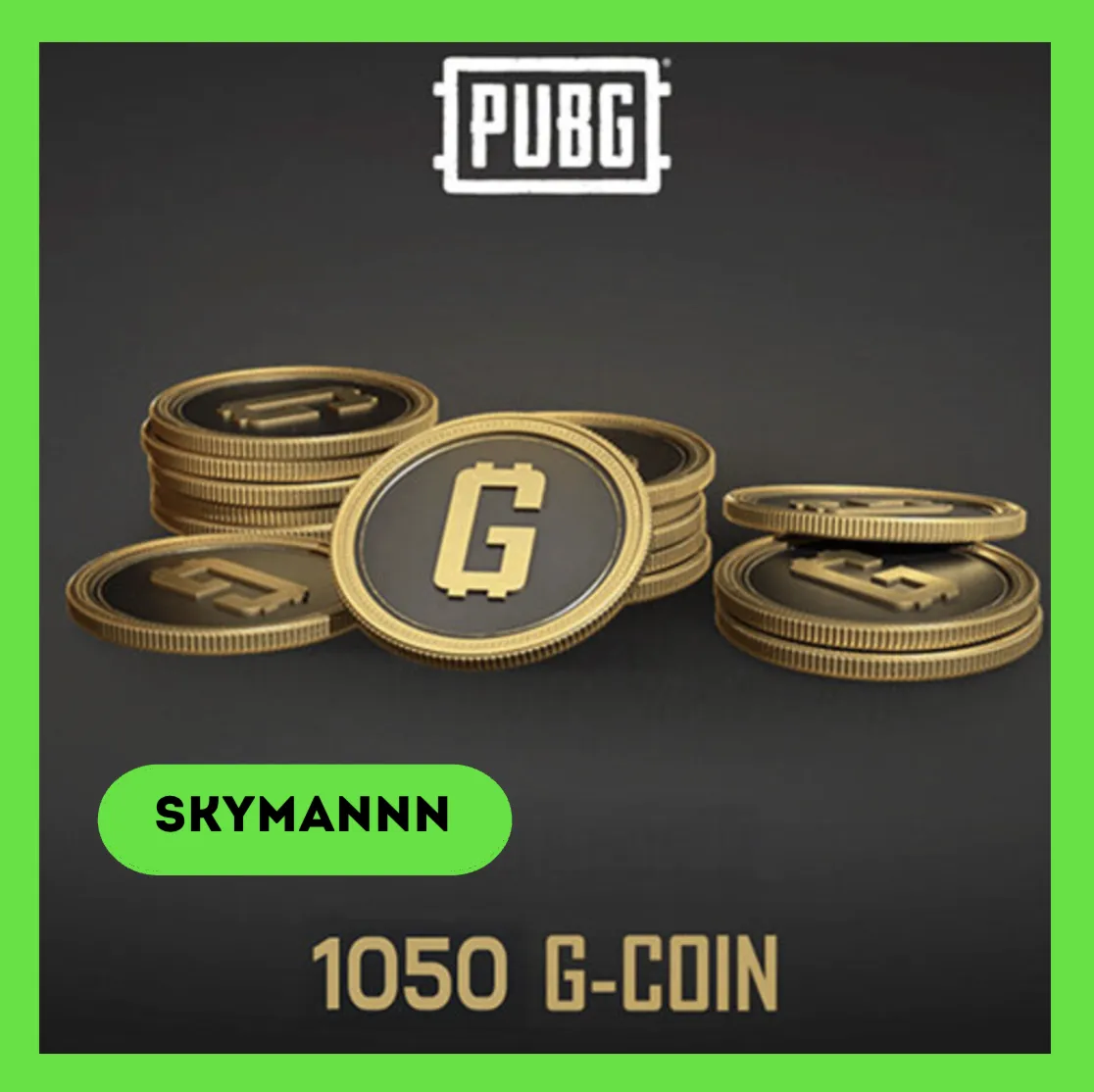 1050 G-Coins PUBG Battlegrounds PC/Steam Ключ Global - irongamers.ru