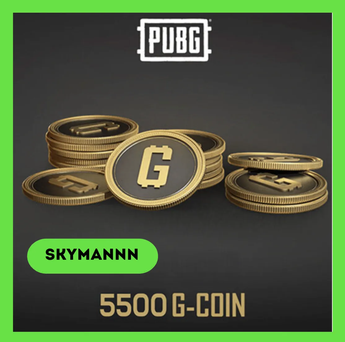 5500 G-Coins PUBG Battlegrounds PC/Steam Ключ Global - irongamers.ru