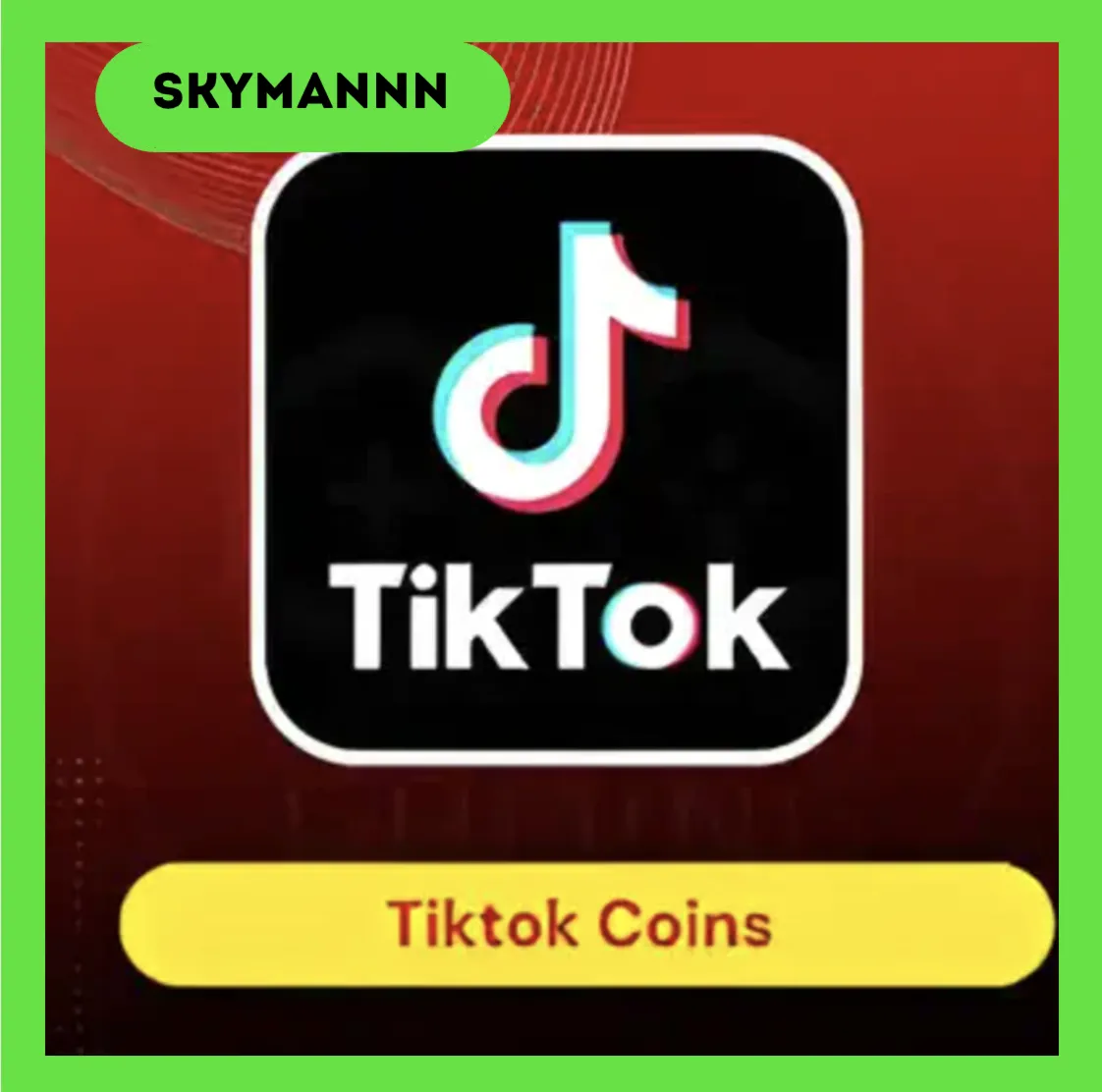 Монеты TikTok (Coins) Пополнение по QR-коду GLOBAL
