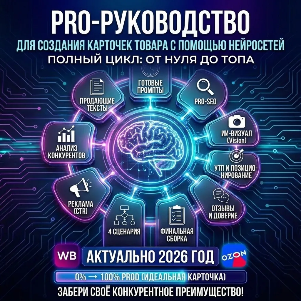 PRO-Руководство для создания карточек товара на Wildberries и OZON - irongamers.ru