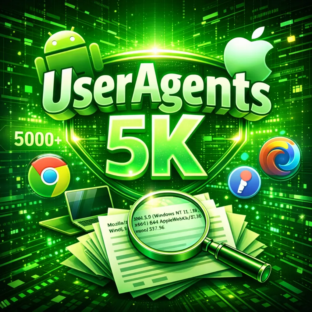 Купить 5000 свежих Юзер Агентов Waterfox 2026 без детекции! 🚀 🔥 