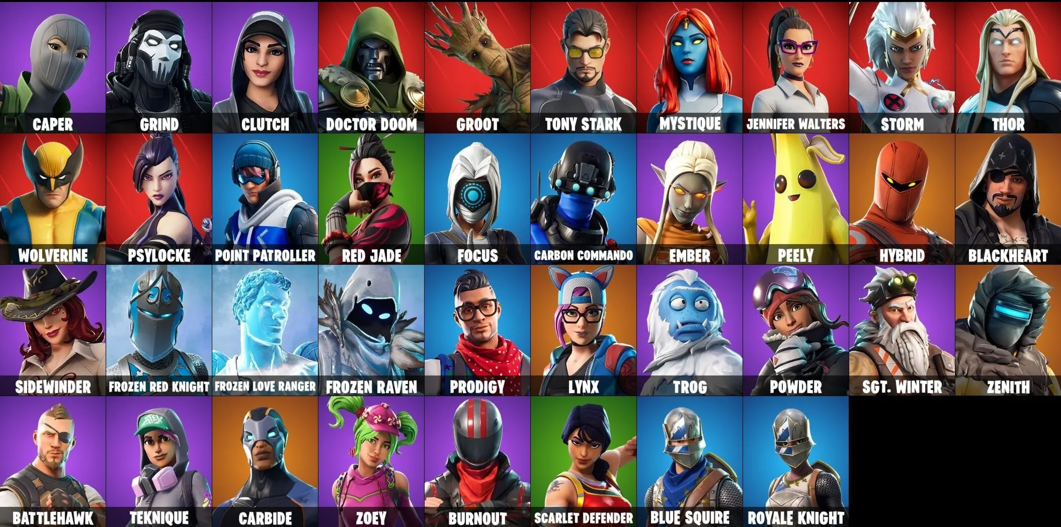 FORTNITE 42+ СКИНОВ АКК |OG BLUE SQUIRE + ROYALE KNIGHT| + ПОЧТА - irongamers.ru