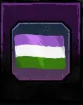 🔑 DBD | Значок радужный флаг Genderqueer | БОНУС + ПОДАРОК🎁 