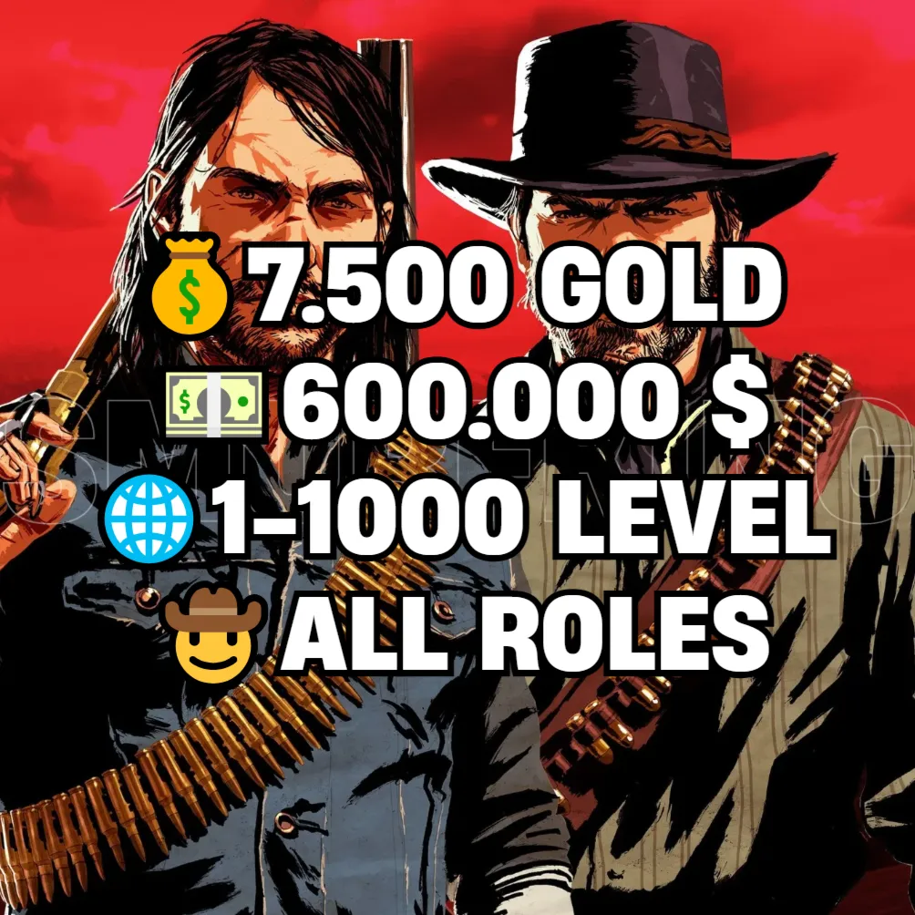 RDO • ВСЕ РОЛИ ДО 30/20 + 7.500 ЗОЛОТА + 600.000 $ + 1-1000 УРОВЕНЬ • RDR2