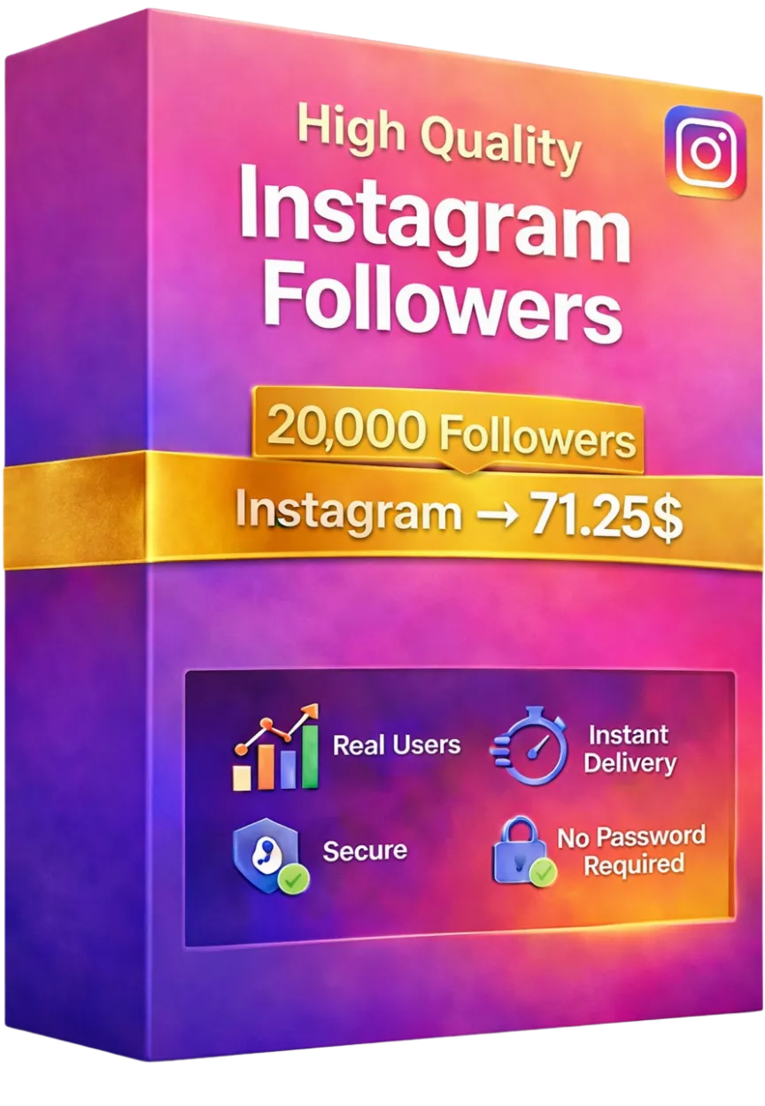 20,000 подписчиков Instagram + 10,000 БЕСПЛАТНЫХ просмотров – Быстро и стабильно