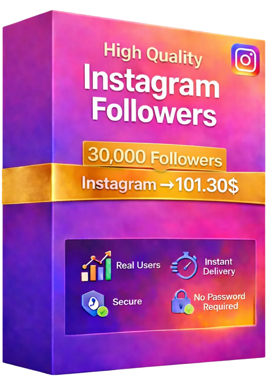30,000 подписчиков Instagram + 10,000 БЕСПЛАТНЫХ просмотров – Быстро и стабильно