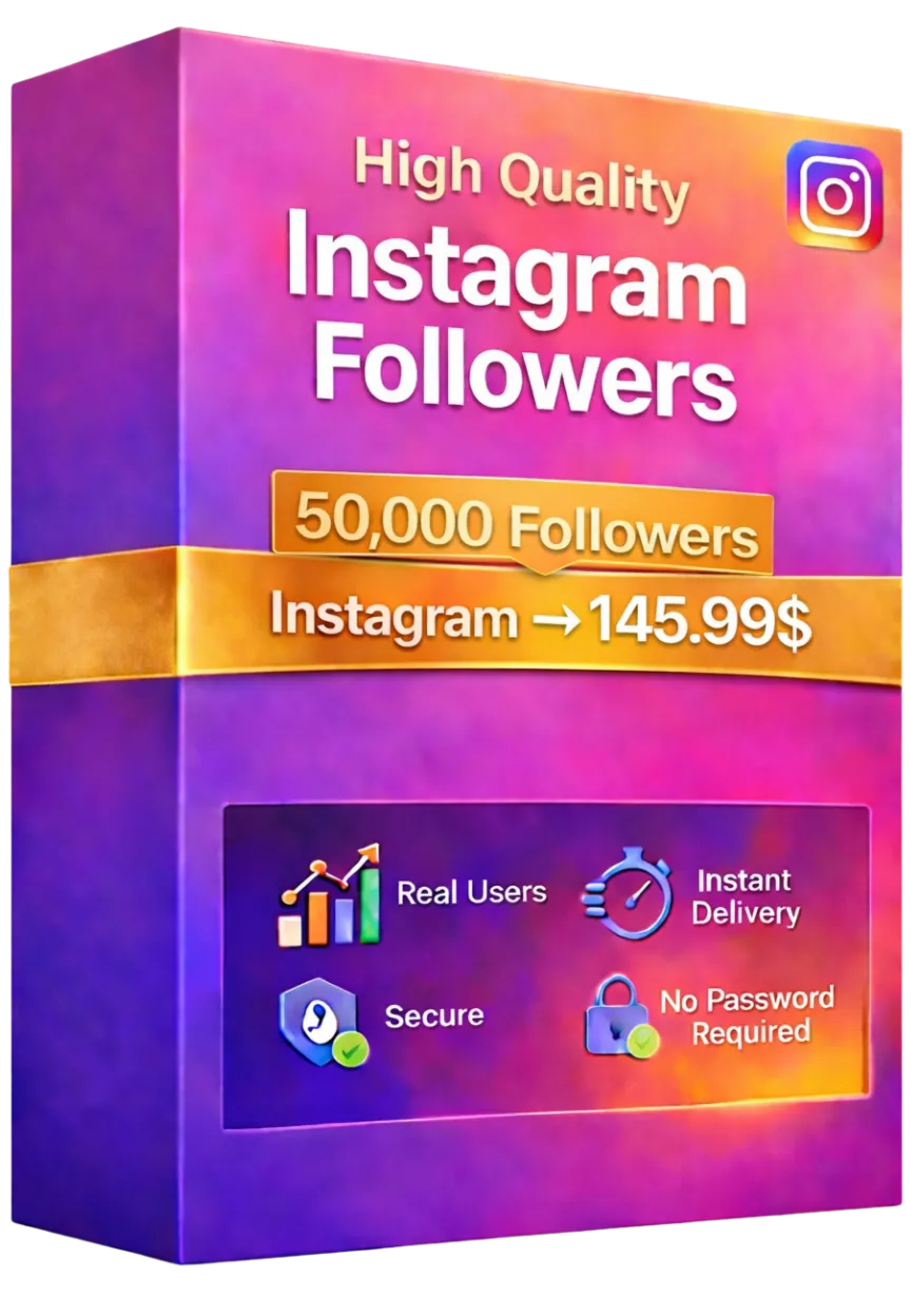 50,000 подписчиков Instagram + 10 000 БЕСПЛАТНЫХ просмотров – Быстро и стабильно