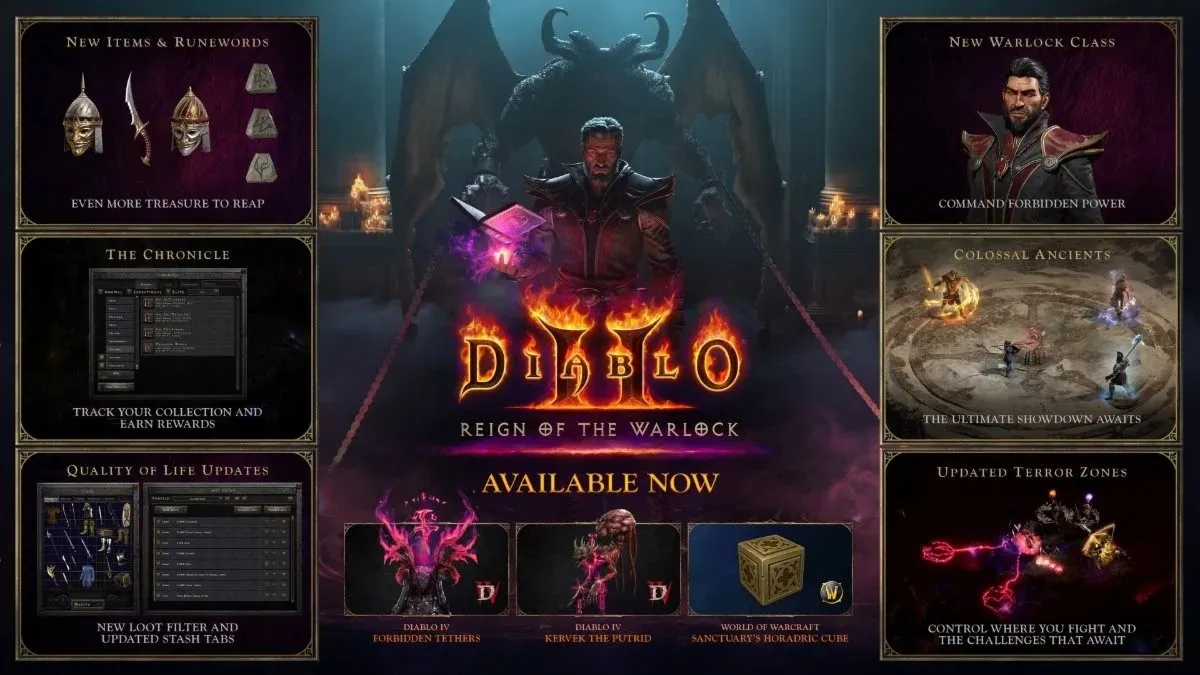 Diablo II Resurrected Reign of the Warlock DLC XBOX ONE / XBOX SERIES X|S Ключ