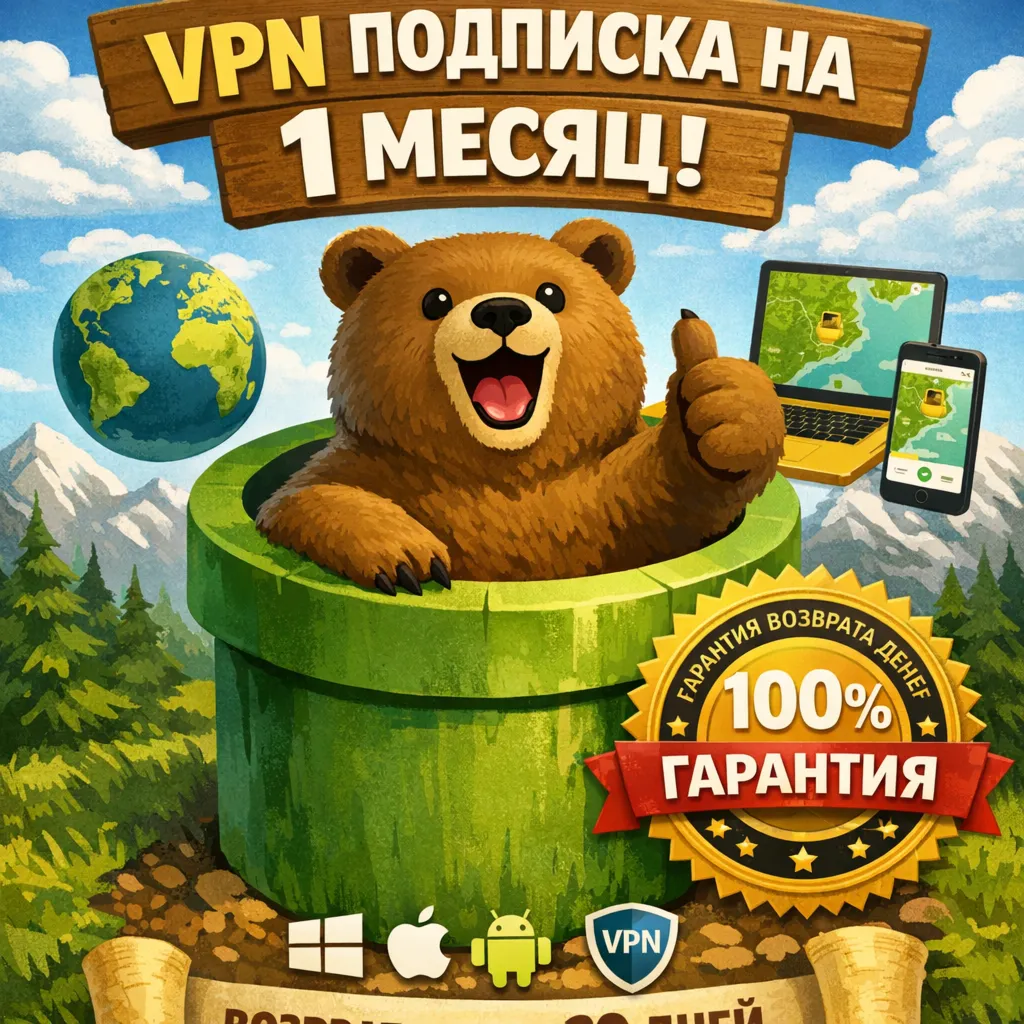 TunnelBear VPN || Подписка на 1 месяц || Гарантия ||| tunnelbear - irongamers.ru