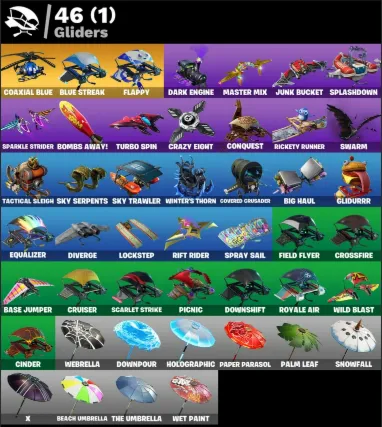 [PC] Fortnite Account – 58 Skins + 1350 V-Bucks PC - irongamers.ru