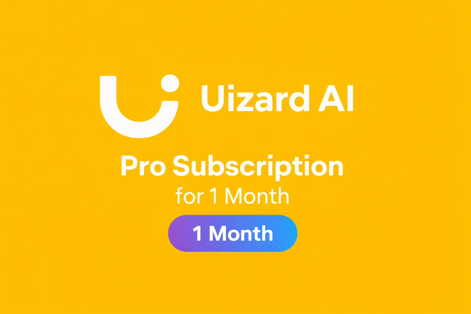 Uizard Pro Private Account 1 Month - irongamers.ru
