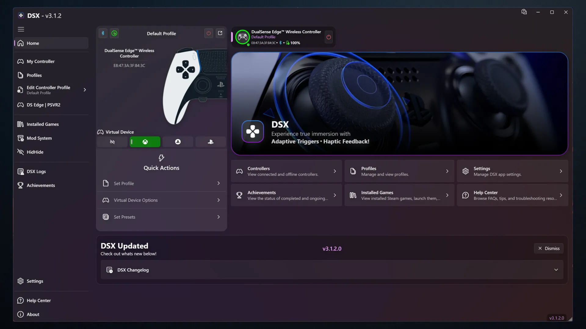 DSX & DSX+ DLC DSX+ (Virtual DualSense, BT Audio/Haptics) АВТОДОСТАВКА STEAM РОССИЯ - irongamers.ru